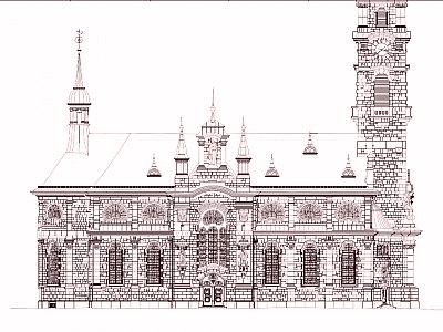 Ansicht Fassade Süd