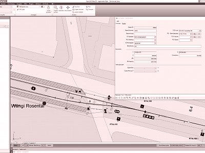 AutoCAD Map-Ansicht inkl. Attribut-Formular 