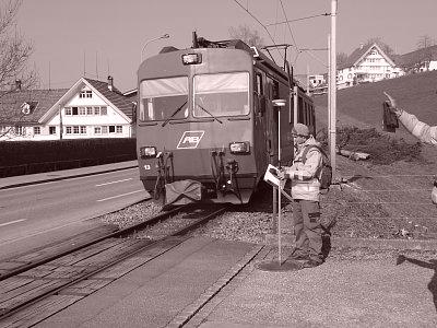 Datenerfassung während dem Bahnbetrieb