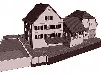 3D-Modell mit Umgebung