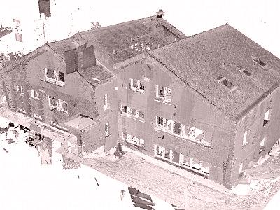 Punktwolke Haus A